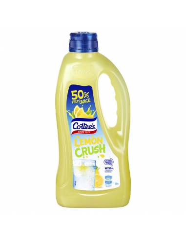 Cottee's 1 Litre Lemon Crush x 1