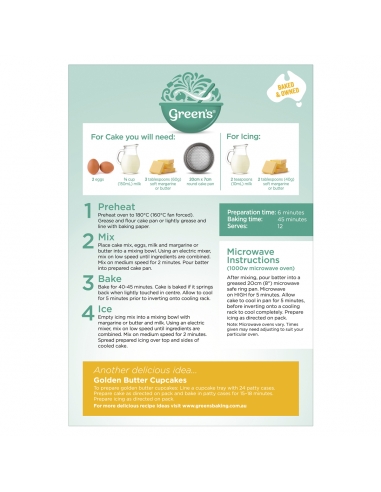 Greens Gouden Botercake