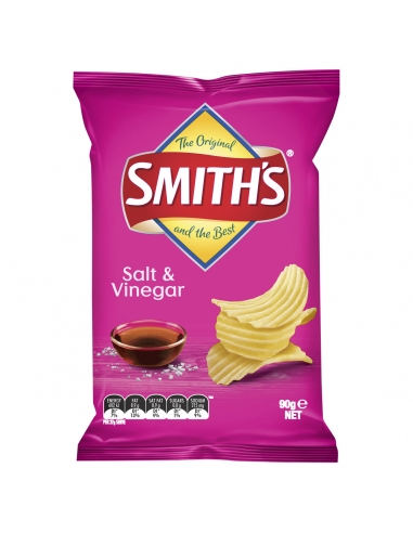 Smiths Salt and Vinegar 90g x 18