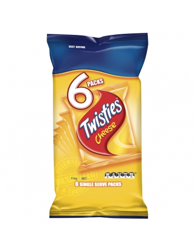 Twisties Cheese 6 Pack 114g x 1