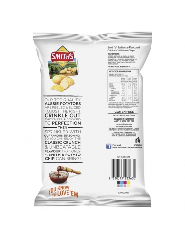 Smiths BBQ 90 g x 18