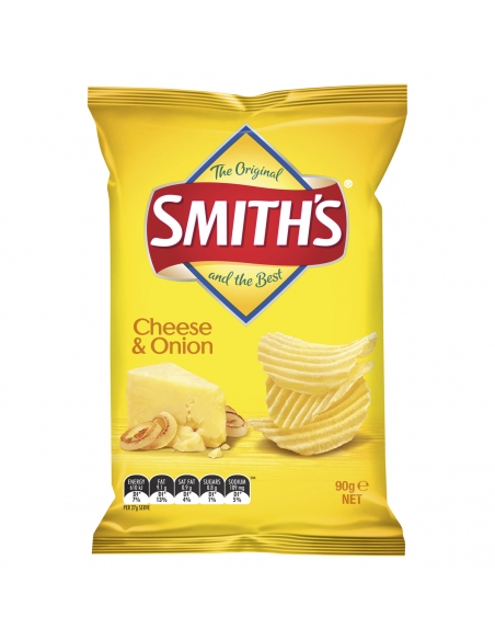 Smiths Fromage et Oignons 90g x 18