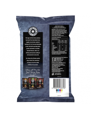 Red Rock Chip Honey Soy Chicken 90g x 12