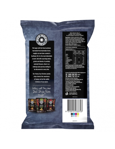 Red Rock Chip Honey Soy Chicken 90g x 12