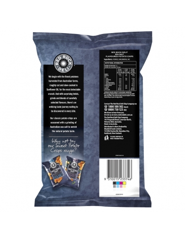 Sale marino con chip di roccia rossa 90g x 12