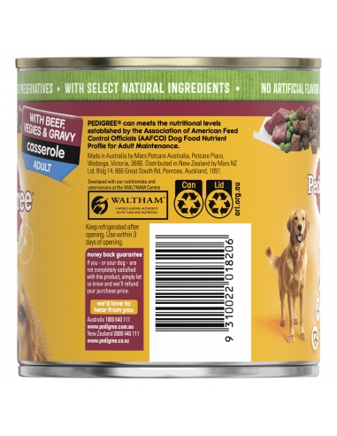 Pedigree Casserole Beef 700g x 1