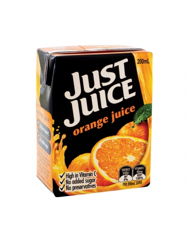 ジャストジュースオレンジ200ml x 24