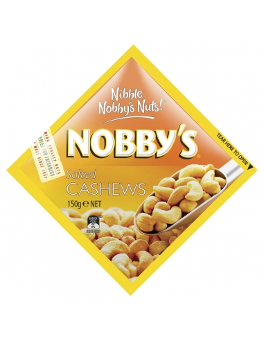 Nobbys Salted Cashews 150g x 12