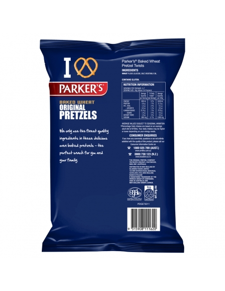 Parkers Pretzels Twists 200g