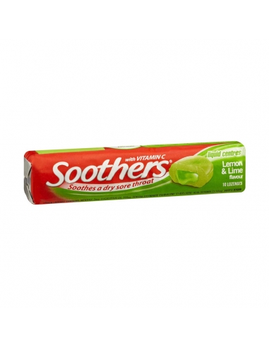 Allens Soothers Liquid Centres Lemon and Lime Flavour - 10 Pack x 24