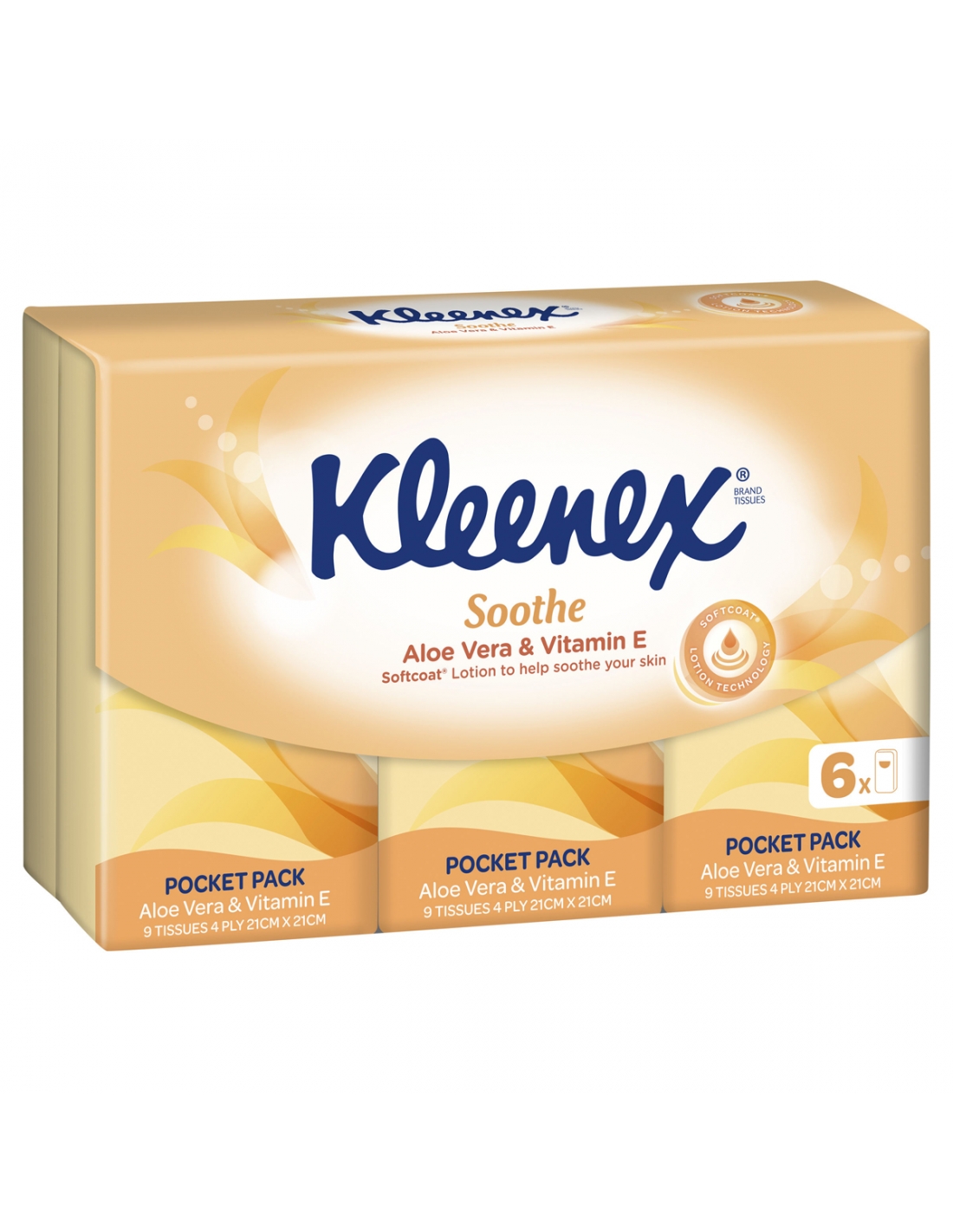 Kleenex Pocket Packet Pack Aloe Vera