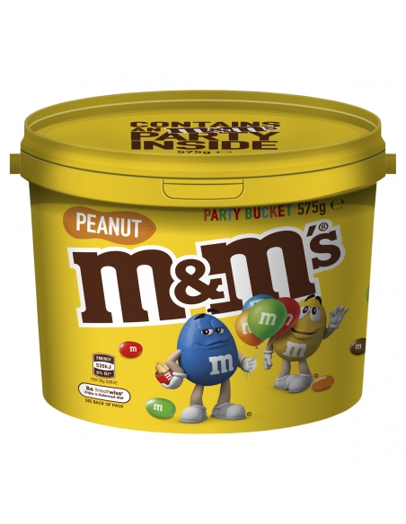 M&M's Peanut Bucket 575g x 6