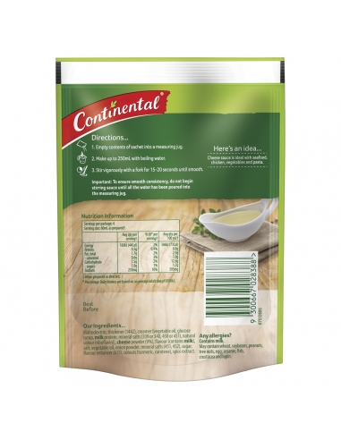 Continental Cheese Instant Sauce 40gm x 1