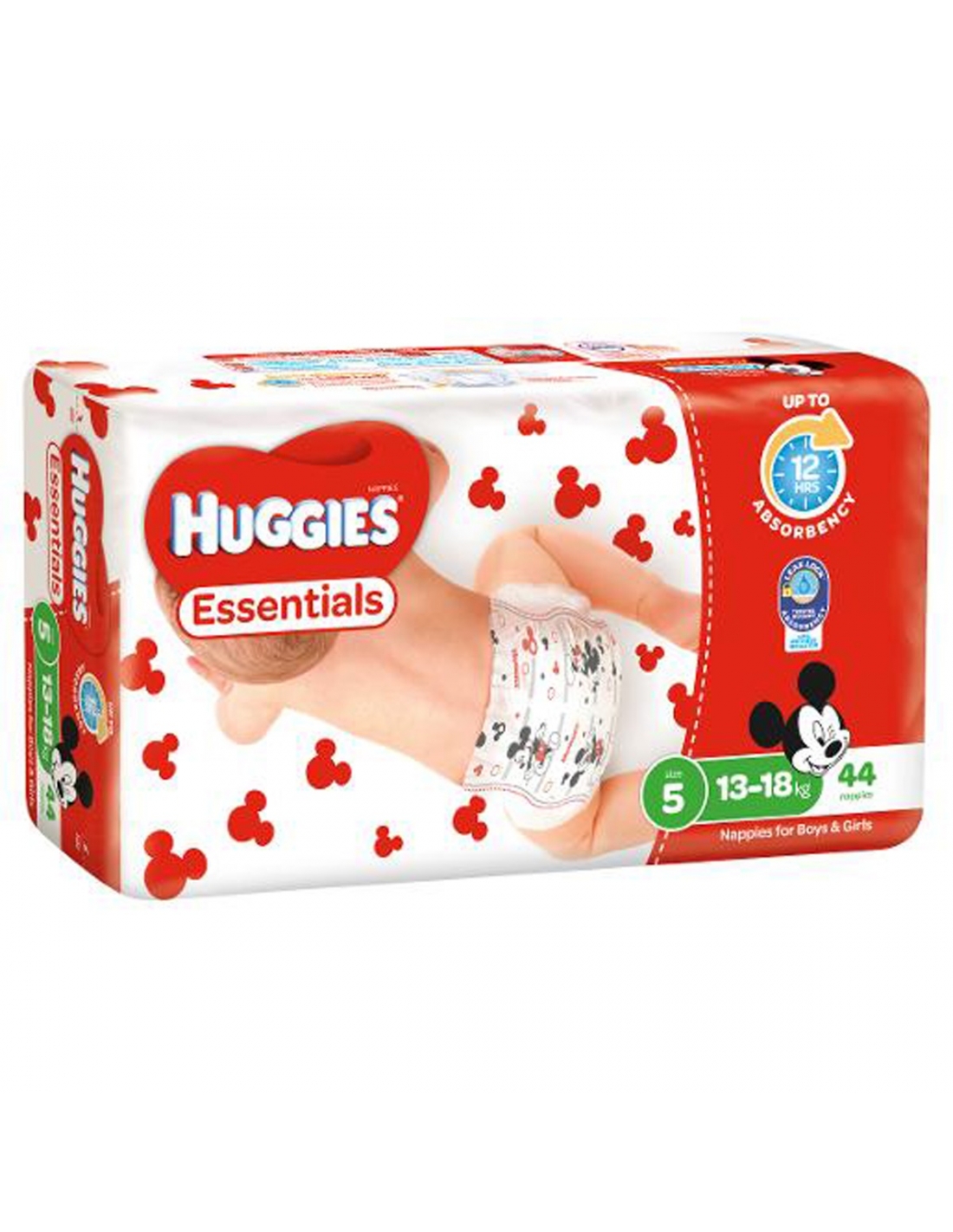 Huggies Essentials Walker taille 5 couches 44 paquet