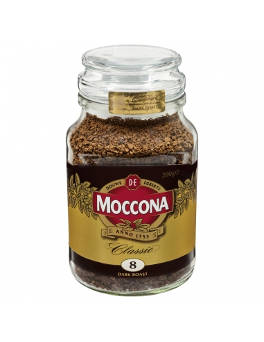 Moccona gefriergetrockneter dunkler Röstkaffee 200gm