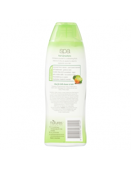 Natures Organic Fruit Sensation Body Wash 400ml x 1