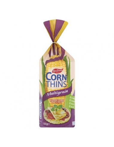 Real Foods Multigrain Corn Thins 150g x 1