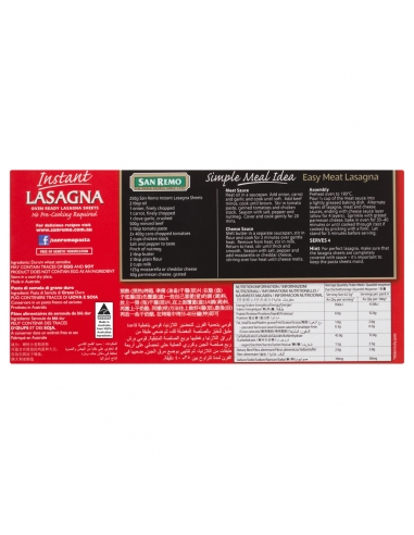 San Remo Instant Lasagne 250 gm