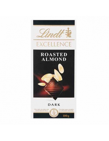 Lindt Excellence Roasted Almond 100g x 10
