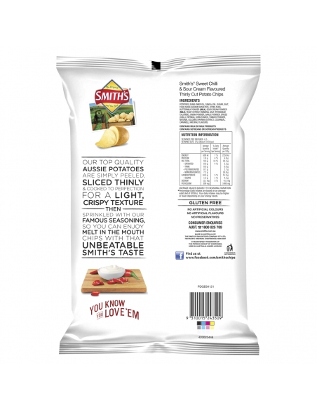 Smiths Selections Sweet Chilli Sour Cream 175g x 1
