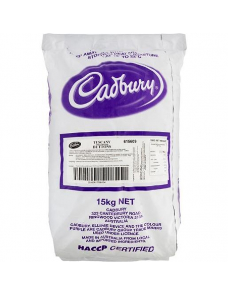 Botones Cadbury Dark Tuscany 15kg