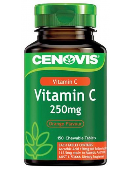 Cenovis维生素C膳食补充剂250mg 150包x 3