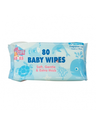 Kwik Life Baby Wipes 80 Pack x 1