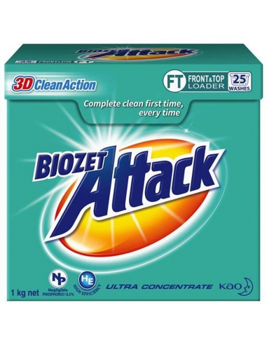 Biozet 3d Clean Laundry Powder 1kg x 1