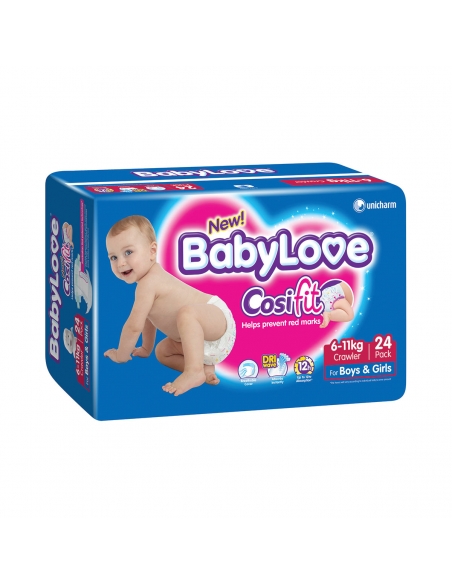 Babylove Nappies Crawler 22パック