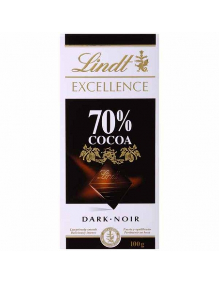 Lindt Excellence Dark Noir 70 Prozent 100 g x 10