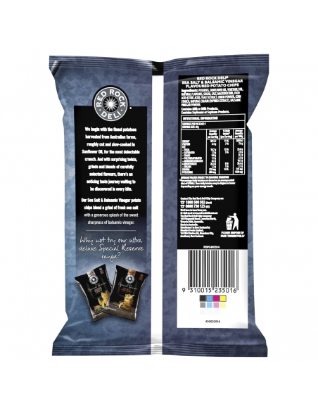 Red Rock Chip Zeezout en Azijn 45g x 18