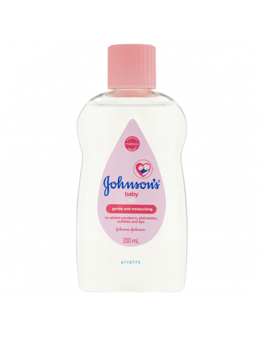 Johnson and Johnson Baby Oil 200ml x 1