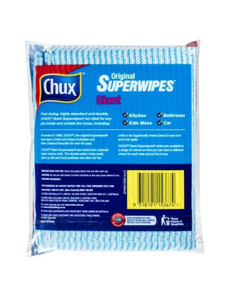 Chux Wipes Giant 5's x 1
