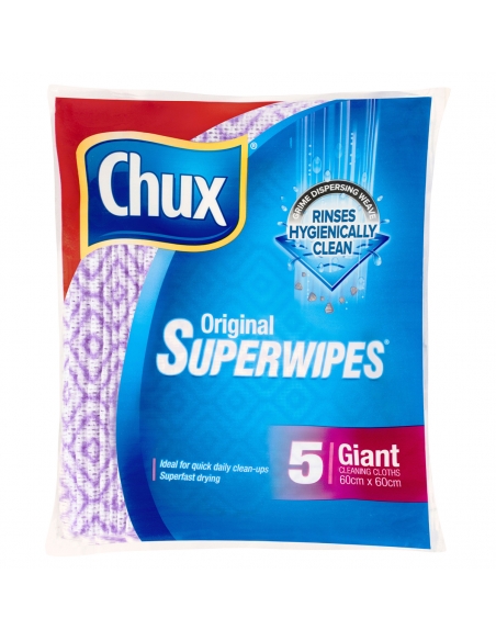 Chux Wipes Giant 5's x 1
