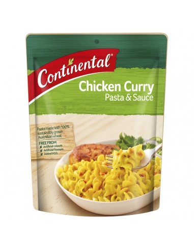 Continentale Pastasaus Kip Curry 90g
