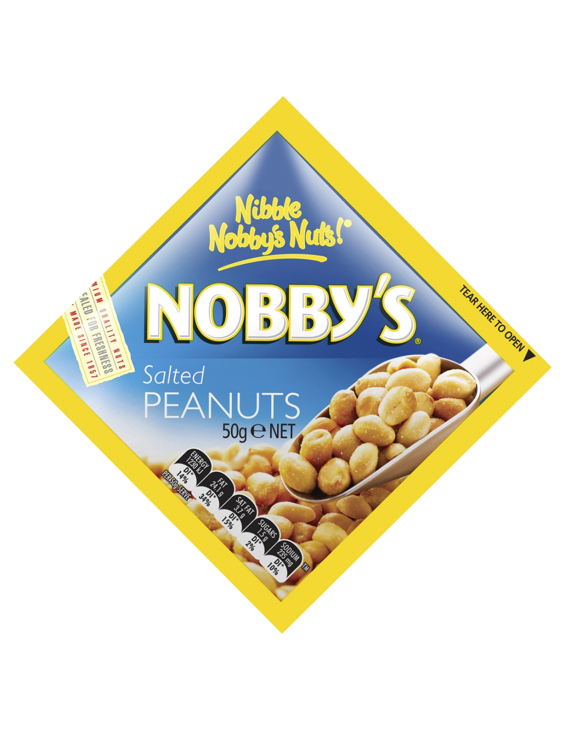 Nobbys Salted Peanuts 50g x 24