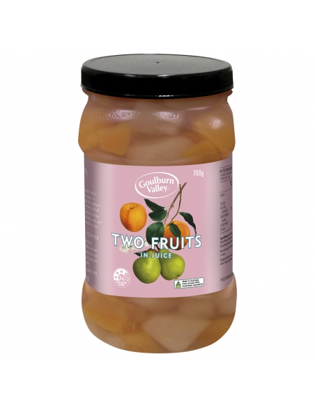 Goulburn Valley Two Fruits Diced 700gm x 6