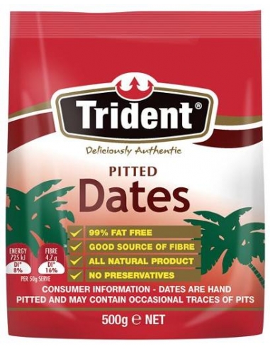 Trident Pitted Dates 500gm x 1