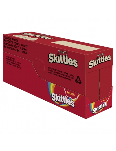 Mars Skittles Fruit 200 g x 12