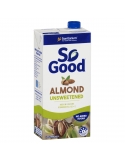 So Good Almond Unsweetened 1l x 1