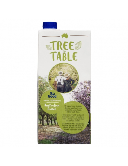 So Good Almond Unsweetened 1l x 1