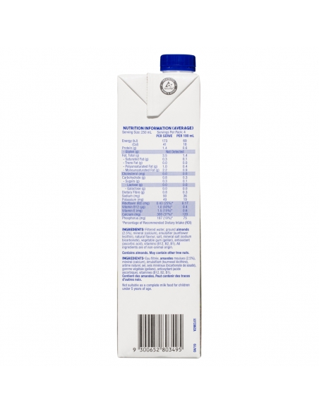 So Good Almond Unsweetened 1l x 1