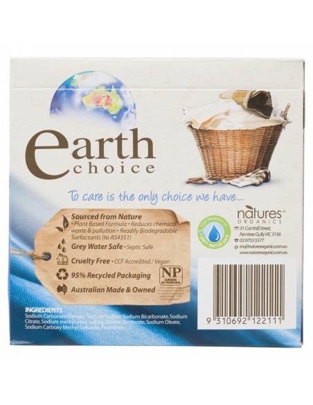 Earths Choice Ultra Concentrate Laundry Powder Top & Front Loader 1kg x 1