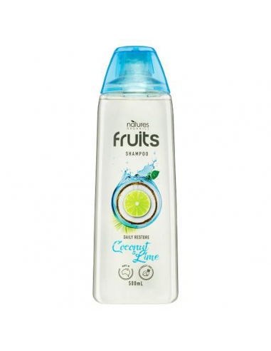 Natures Organic Coconut and Lime Shampoo 500ml