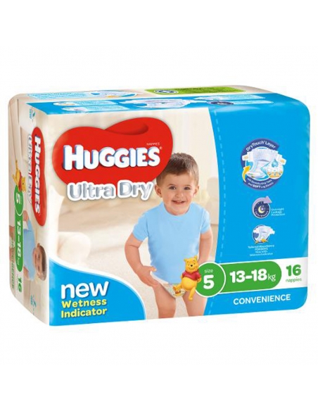 Confezione da 16 pannolini Huggies Walker Boy