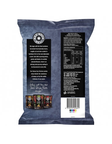 Red Rock Chip Honing Soja Kip 165g