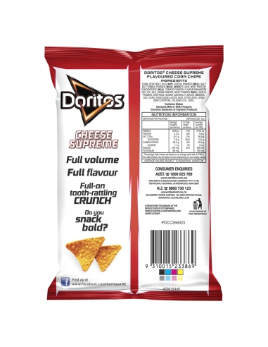 Queso Doritos Supreme 45g x 18