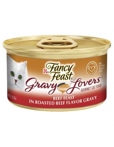Purina Fancy Feast Gravy Lovers Beef Feast 85gm x 24
