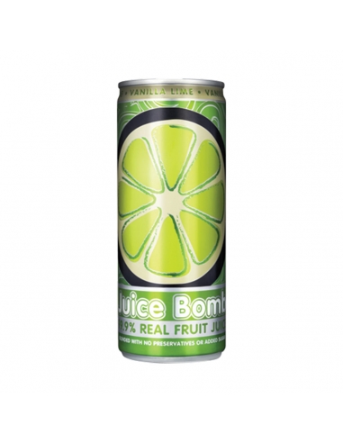 Juice Bomb Vanille Lime 250 ml x 24