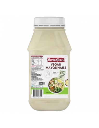 Masterfoods Vegano Mayonesa Sin Gluten 2.2kg x 6